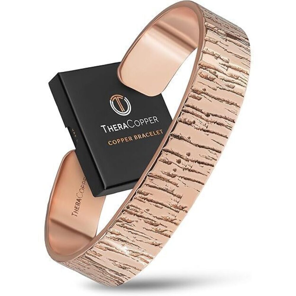 Copper Bracelet For Men & Women — 100% Pure Copper Bracelets — Raw, Solid &